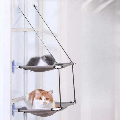 Cat Window Perch - Hammock Bed Hanging Mount Suction Cup