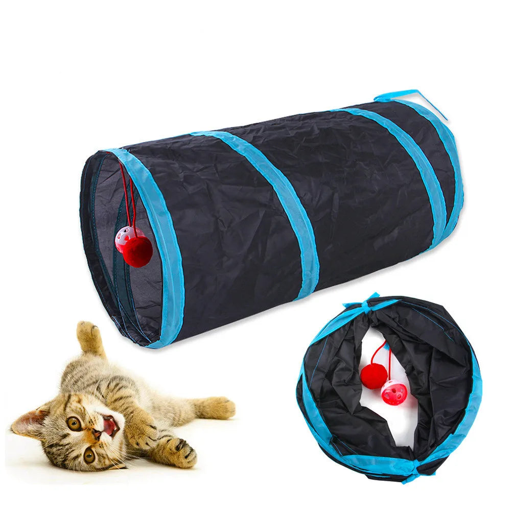 Cat Tunnel Play Tunnel Foldable Cat Tunnel